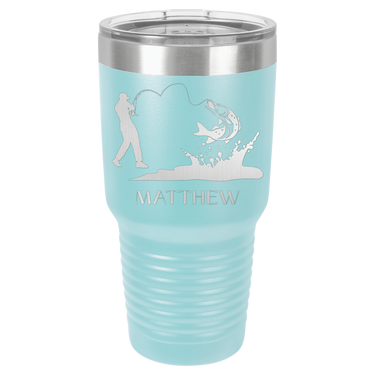Custom Fishing 30oz Ringneck Tumbler